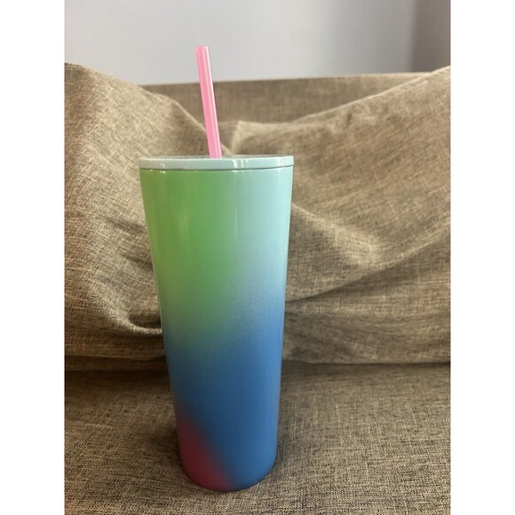 Starbucks Summer 2023 Tumbler Ombre Prism Gradient Stainless Venti 24oz - Picture 3 of 7